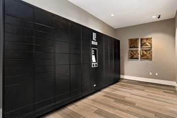 First and Main Apartments electronic parcel locker system